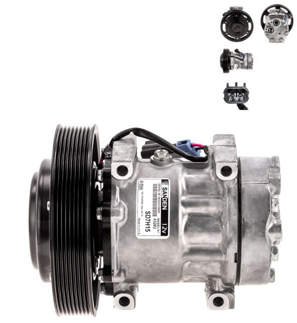 CO SANDEN SD7H15 OEM PASANTE 8PK 12V PG MACK/VOLVO 