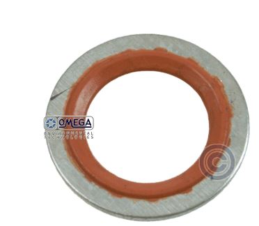 SEALING WASHER #10 1/2 ROJO