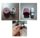 ADAPTADOR DE VALVULA DE SERVICIO DE ALTA GUSANILLO REEMPLASABLE